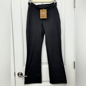 NWT Patagonia Women's Serenity Pants Charcoal Black Flare Pants Size Medium